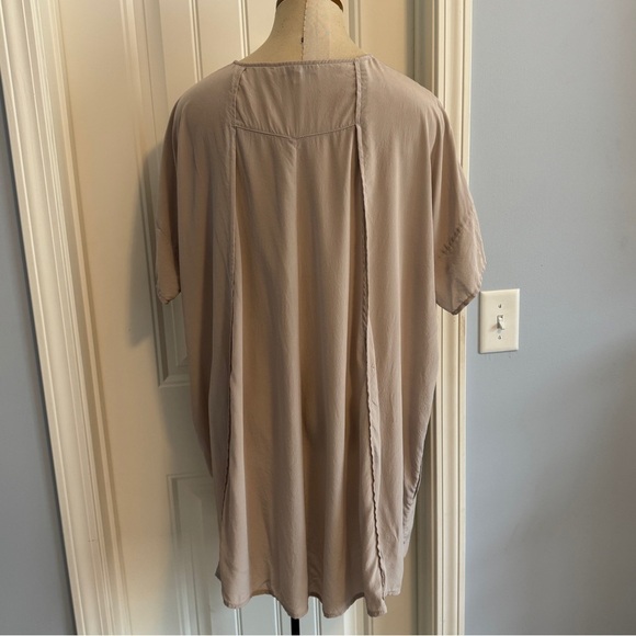 Emerson Fry XS 100% Silk Oversized Tunic or Mini Dress w/ Pockets - Picture 2 of 7